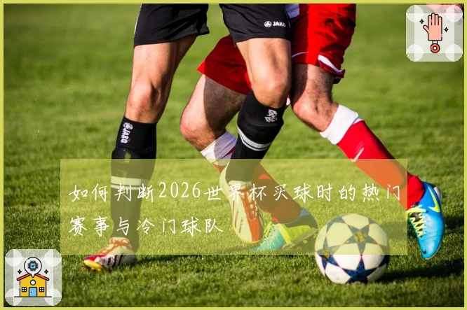 如何判断2026世界杯买球时的热门赛事与冷门球队